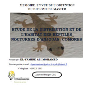 études et articles scientifiques