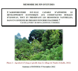 études et articles scientifiques