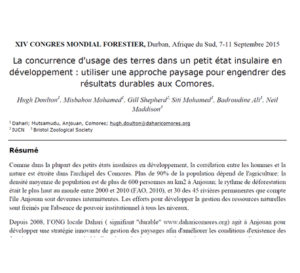 études et articles scientifiques