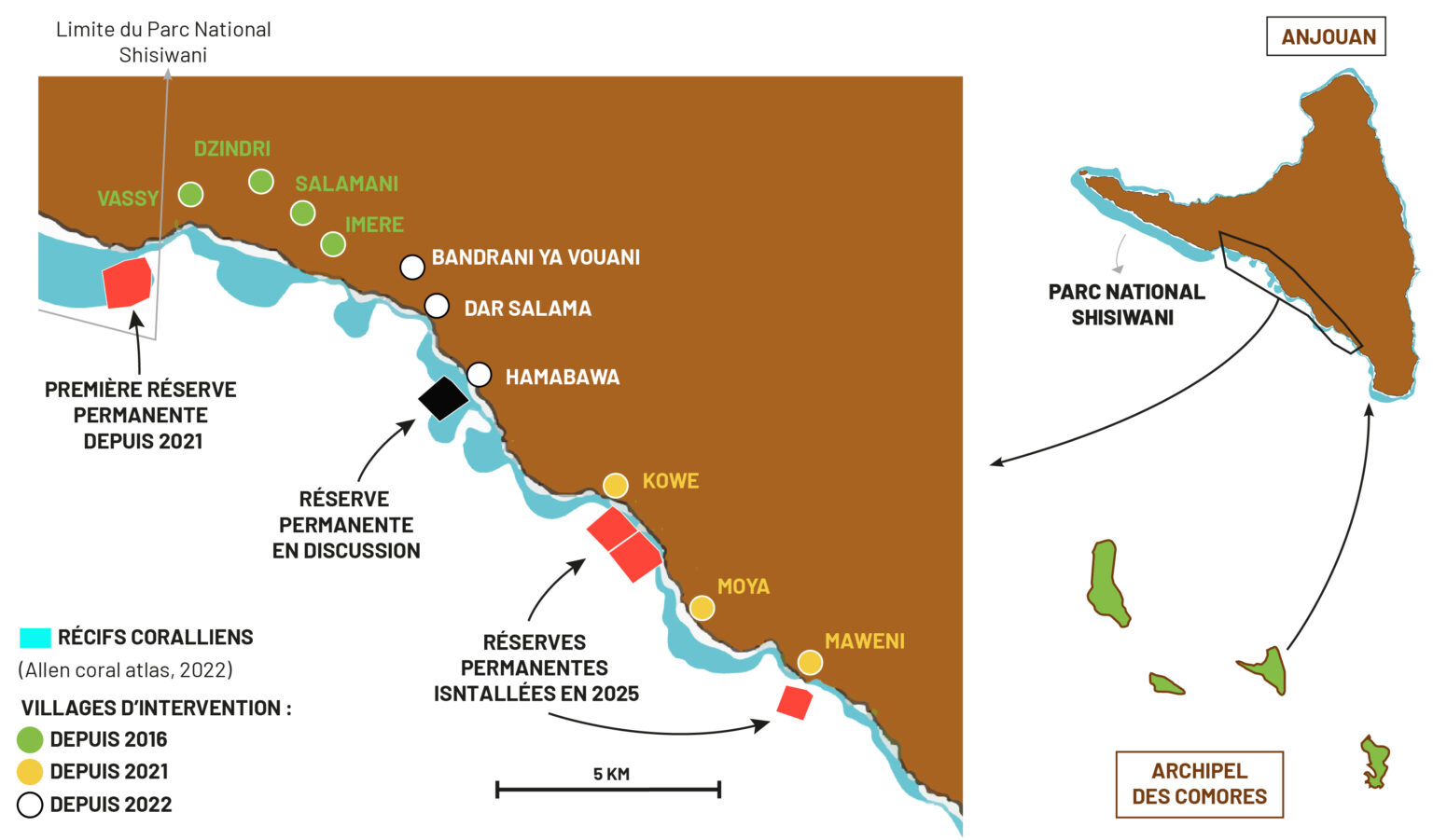 Zones d'intervention Marine